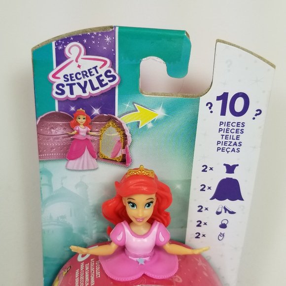 Fashion Surprise Princess Ariel 10 pcs ages 4+ great as a cake toper - Picture 3 of 13